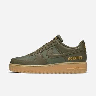 Pantofi Casual Nike Air Force 1 GORE-TEX ® Dama Masline Verzi Aurii Negrii | EJHU-84619